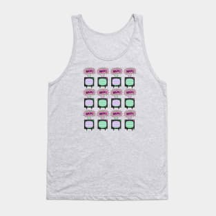 Zombie TV Multi Pattern Tank Top